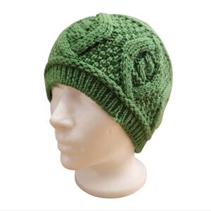Aran Cable Knit Irish Merino Wool Cable Hat